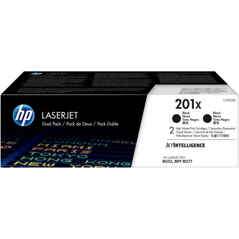 Image of Hp 201xd toner nero 2 pz030