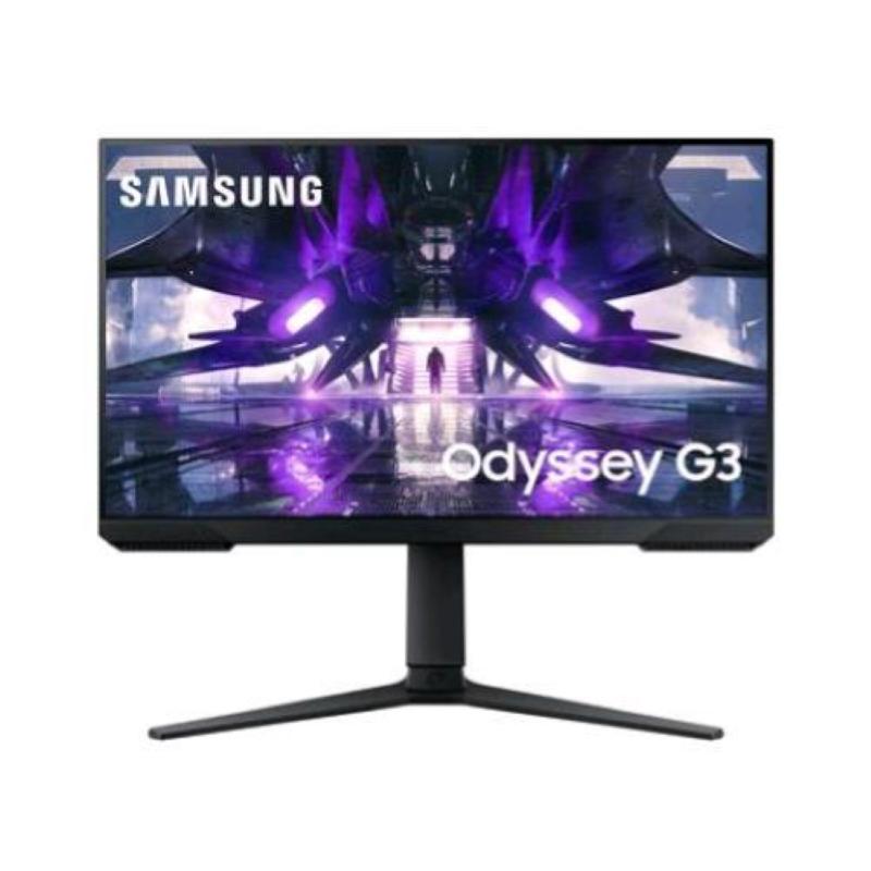 Samsung monitor gaming odyssey g3 (s24ag300), flat, 24``, 1920x1080 (full hd), va, 144 hz, 1 ms, freesync premium, hdmi, display port, ingresso audio, has, pivot, flicker free, eye saver mode