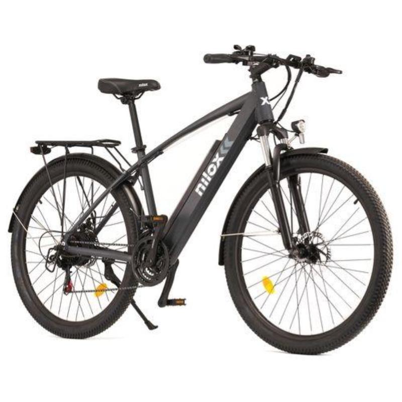 Image of Nilox e-bike x7 plus trekking bike con pedalata assistita 80 km di autonomia fino a 25 km-h