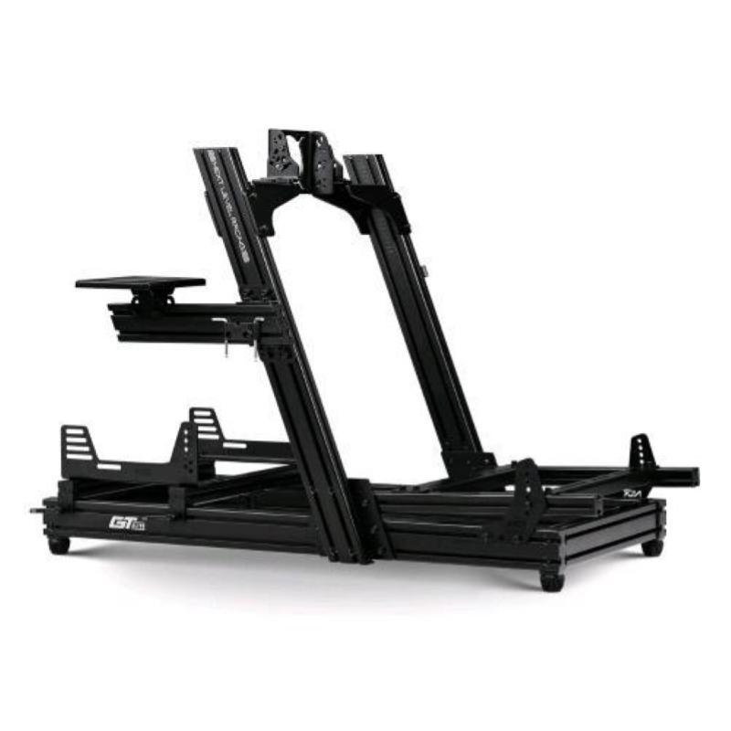 Next level racing nlr-e023 gtelite aluminium simulator cockpit - front and side mount edition black