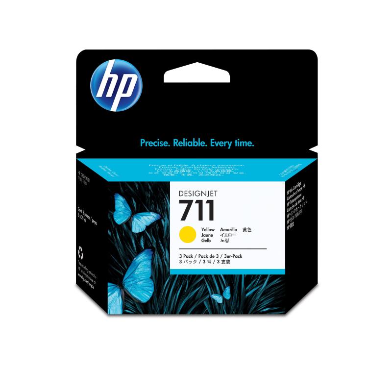 Image of Hp conf.3 cartuccia ink 711da 29 ml giallo030