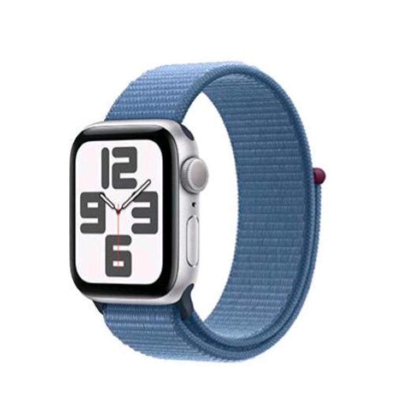Image of Apple watch se 40mm gps cassa in alluminio con cinturino sport loop blu inverno