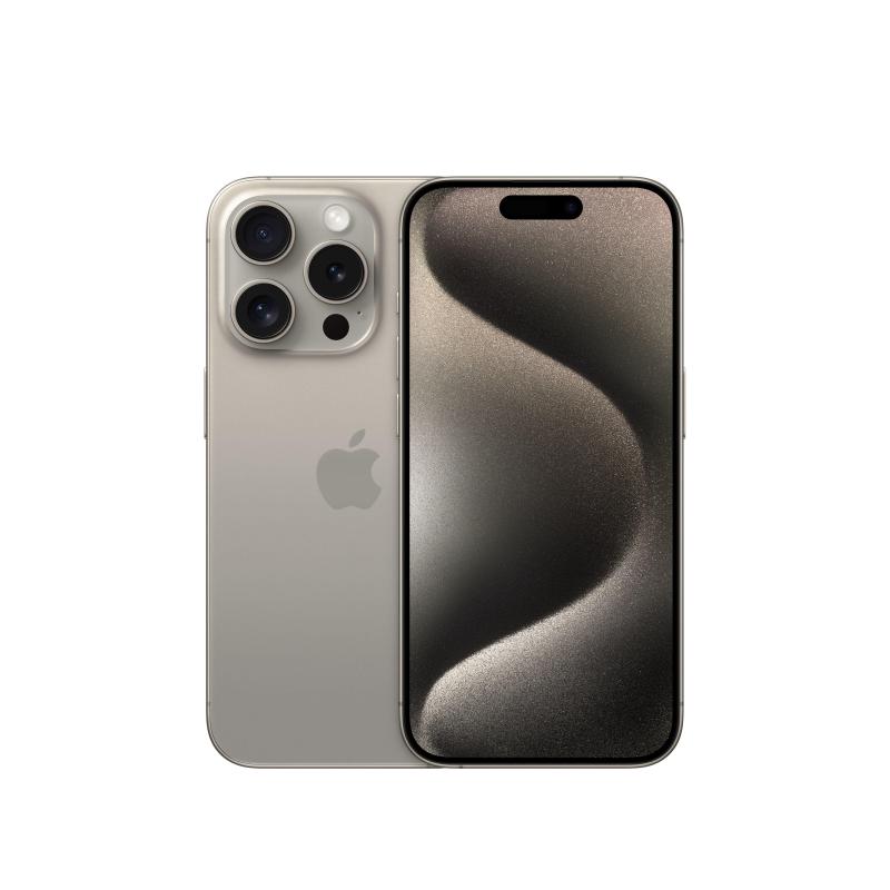 Image of Apple iphone 15 pro 256gb 6.1 natural titanium ita mtv53ql/a