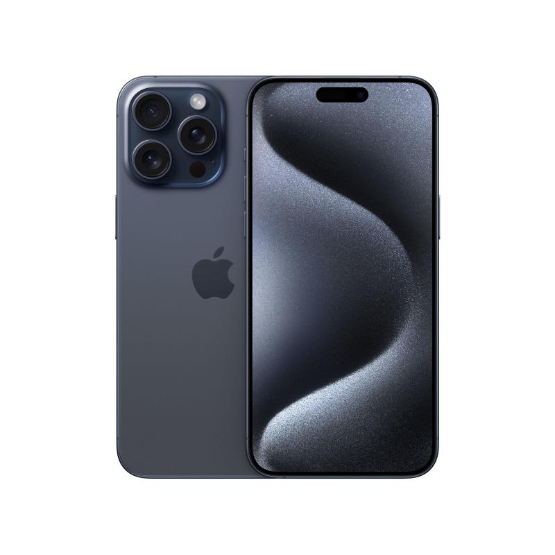 Image of Apple iphone 15 pro max 256gb 6.7`` titanio blu italia