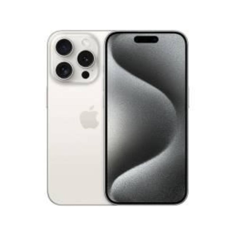 Image of Apple iphone 15 pro 256gb 6.1 white titanium eu mtv43zd/a