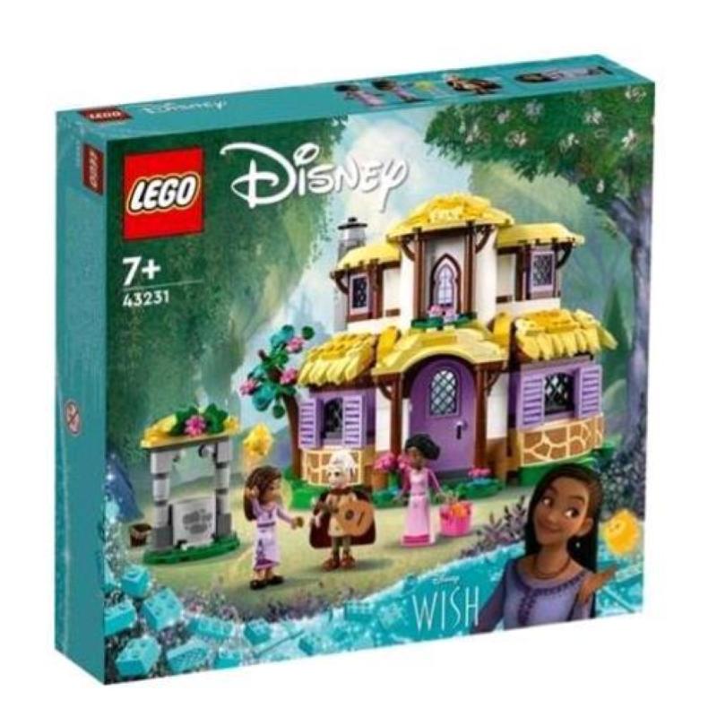 Image of Lego disney wish 43231 il cottage di asha, casa delle bambole giocattolo dal film wish, idea regalo per bambine e bambini