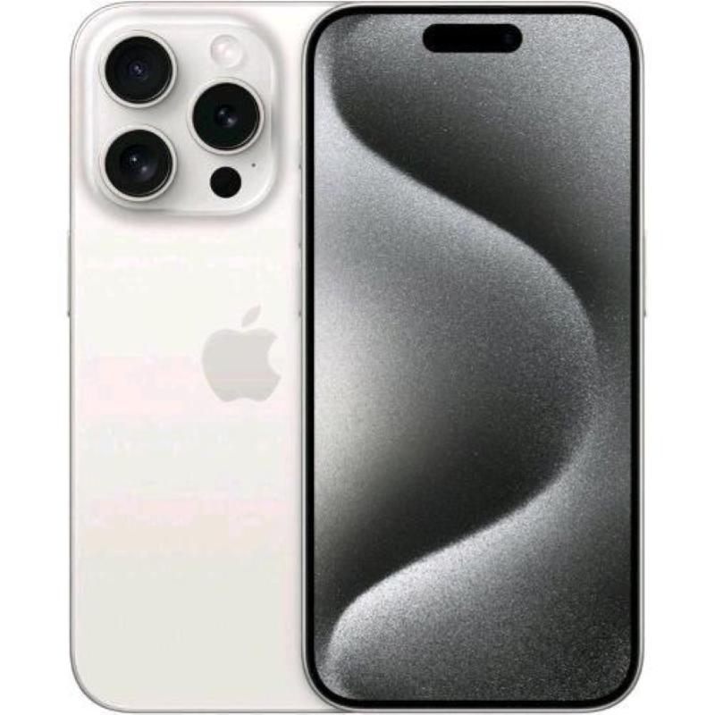 Image of Apple iphone 15 pro 128gb 6.1`` titanio bianco europa