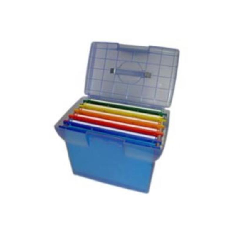 Bertesi arianna valigetta portatile blu con 5 cartelle joker sospese interasse 33 cm colori assortiti