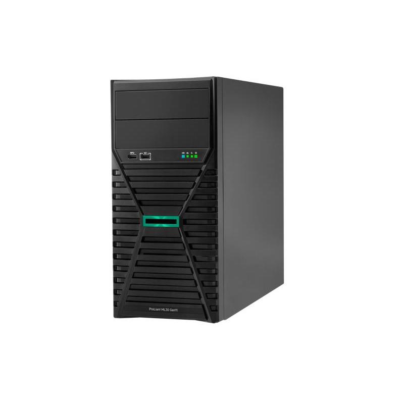 Image of Hpe proliant ml30 gen11 server tower (4u) intel xeon e e-2414 2.6ghz ram 16gb ddr5-sdram 350 w nero030