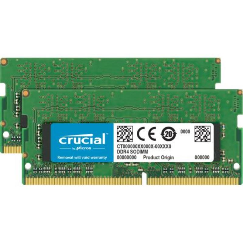 Crucial ct2k16g4s266m kit memoria per mac 32gb ddr4 2666 mt-s set 16gbx2 sodimm 260pin