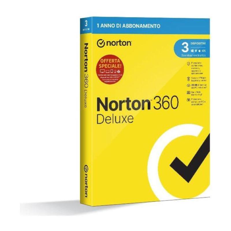 Image of Norton 360 deluxe 2023-3d 12 medi 25gb esd