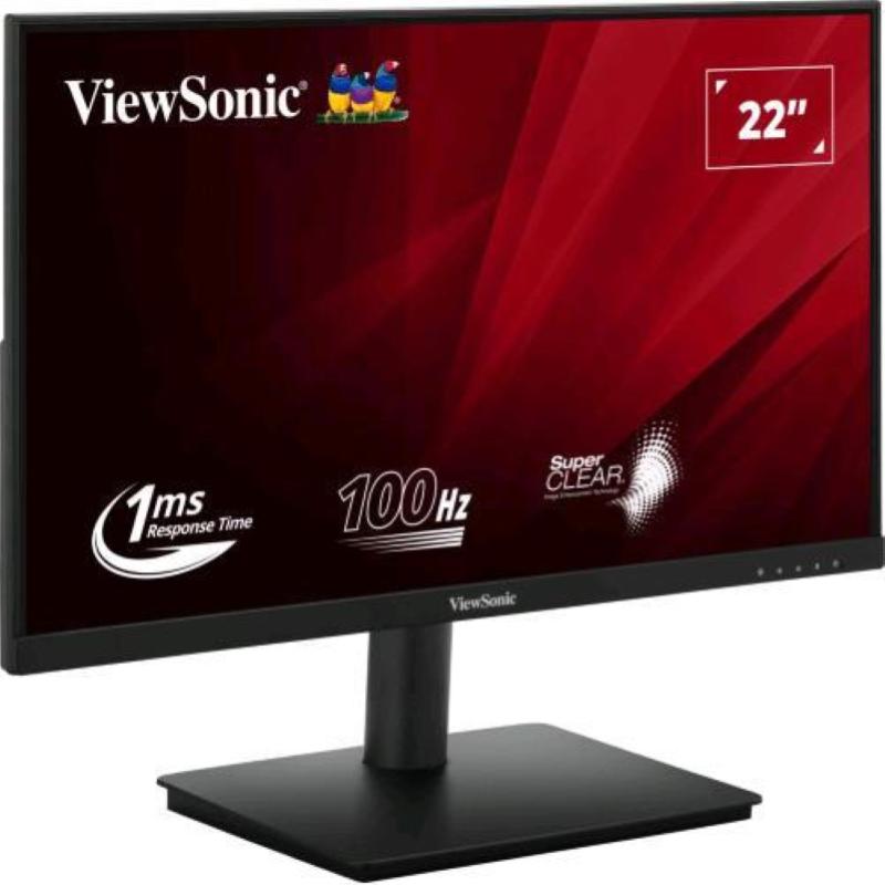 Image of Viewsonic va220-h 22 led full hd va 16:9 250 cd/mq contrasto 4000:1 100hz 1 ms flicker-free 1 x hdmi 1 x vga nero030