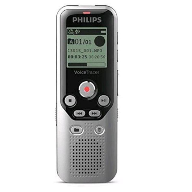 Philips dvt_1250 registratore digitale 8gb usb colore grigio