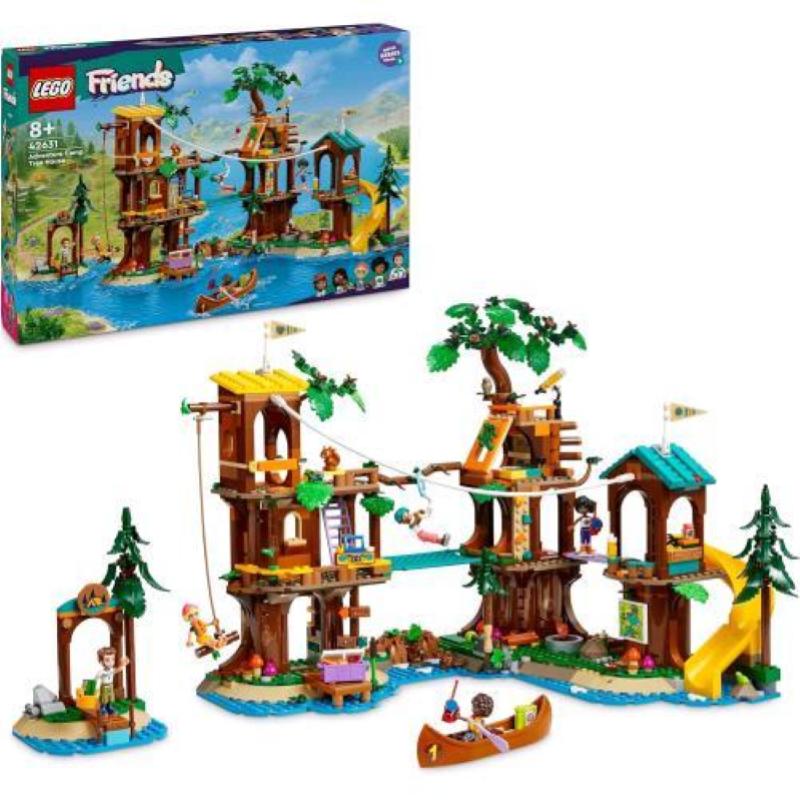 Image of Lego friends la casa sull`albero al campo avventure gioco educativo per bambine e bambini da 8 anni con casa da costruire 5 mini bamboline e 5 animali giocattolo idea regalo di compleanno 42631030