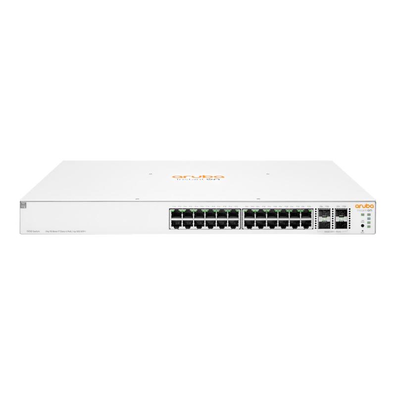 Switch aruba instant on 1930 24g managed 24xrj45 10/100/1000 poe 370w + 4sfp+ 1/10gbe garanzia a vita - jl684b