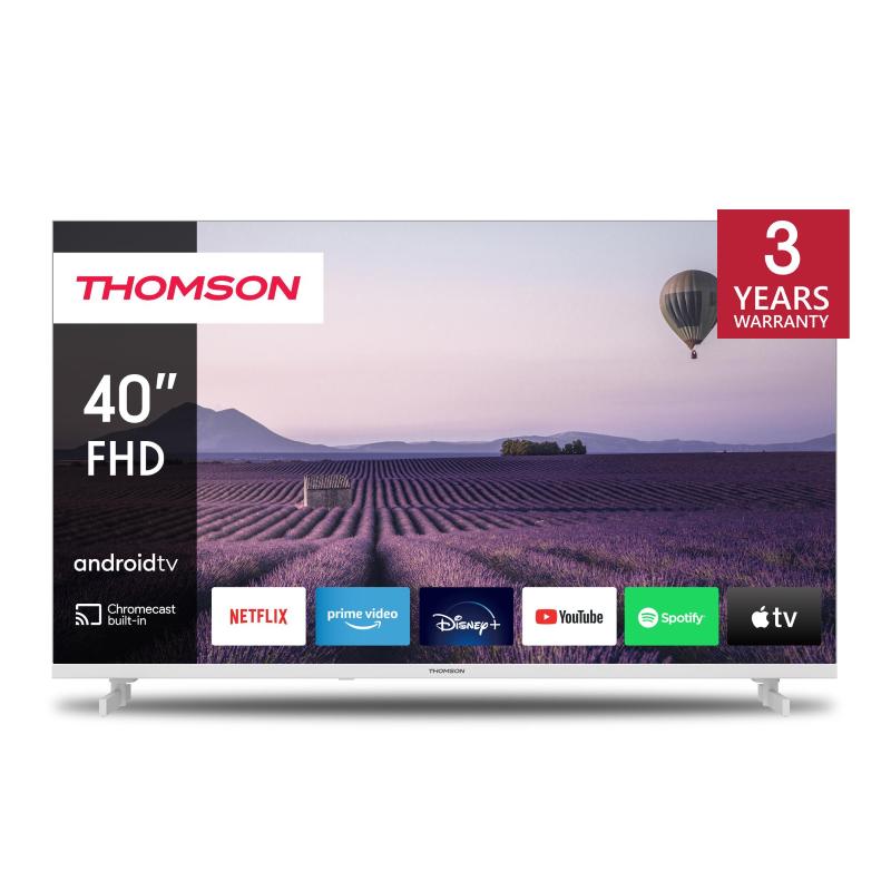 Tv 40 thomson hd frameless smart t2/c2s2 android 11 bianco