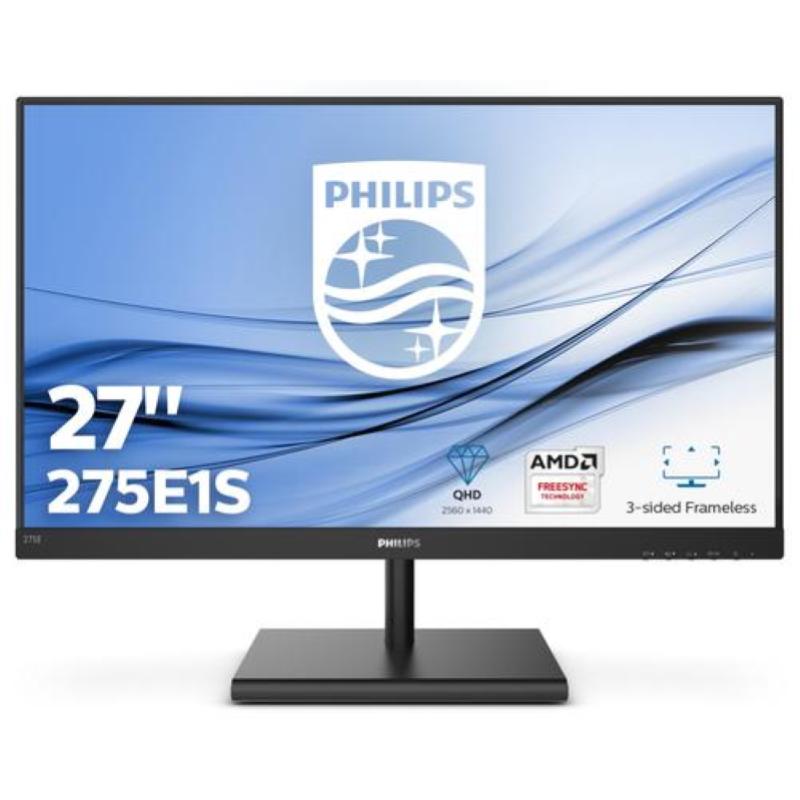 Philips monitor 27 led ips 16:9 qhd 4ms 250 cdm, vga/dp/hdmi