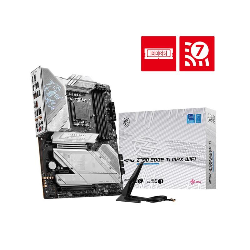 Msi mb z790, mpg z790 edge ti max wifi, lga 1700, 4ddr5, 2pci-ex16, 1pci-ex1, 5m.2, 8sata3