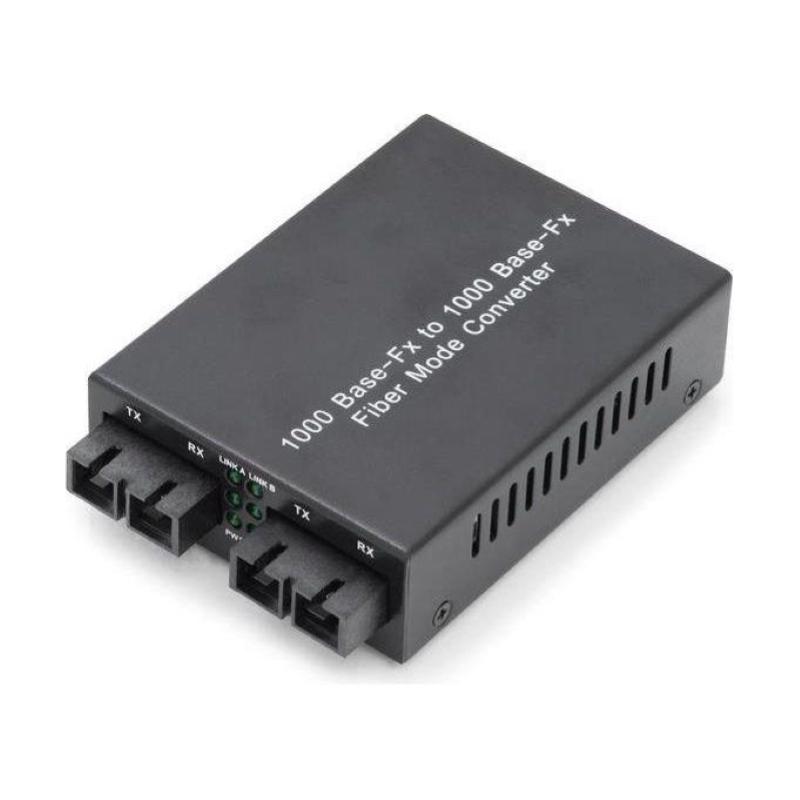 Digitus media converter gigabit singlemode-multimode connettori sc-sc