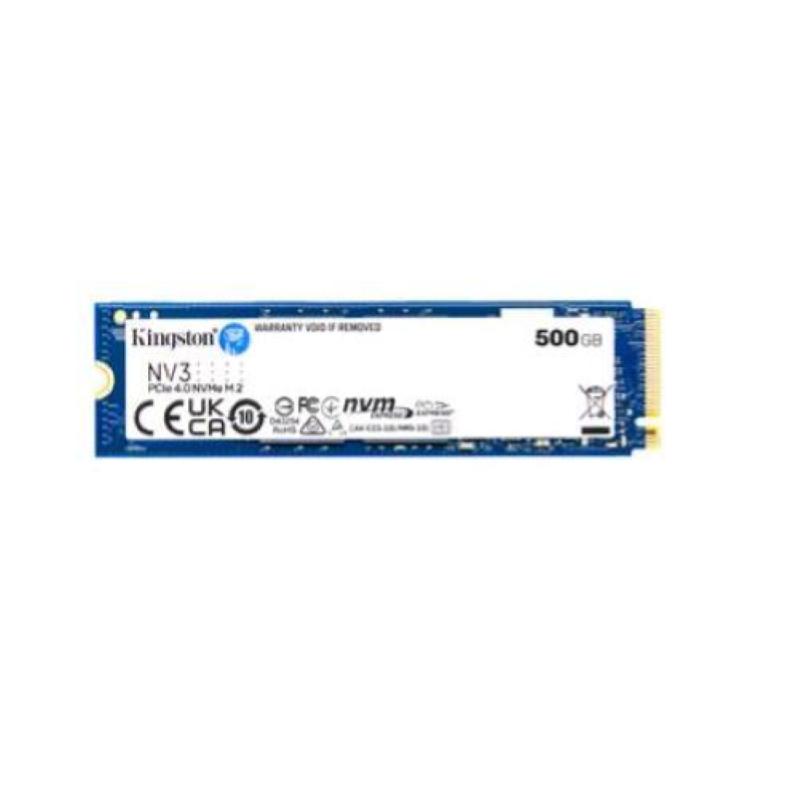 Image of Kingston nv3 ssd 500gb m.2 2280 nvme pcie 4.0 lettura 5000 mb/s scrittura 3000 mb/s030