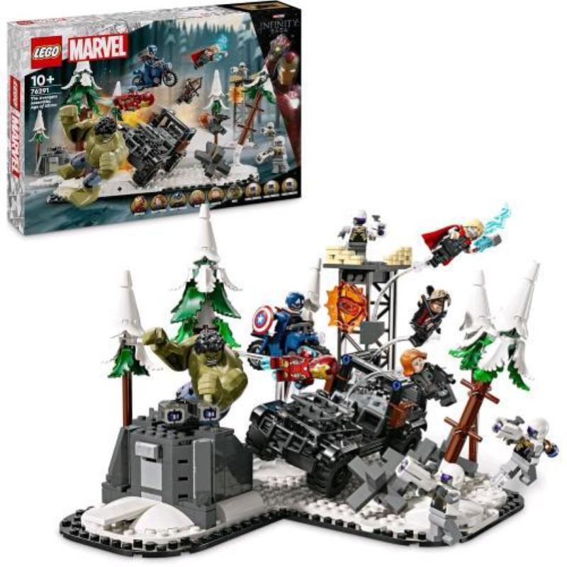 Lego avengers assemble age of ultron set da costruire con 8 minifigure