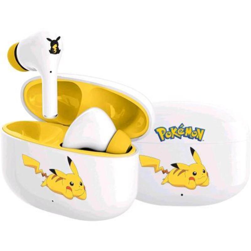 Image of Otl pokemon pikachu yellow bianco core tws cuffie blutooth con custodia di ricarica030