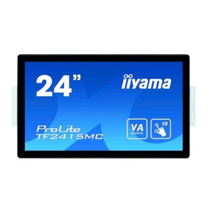 Iiyama prolite tf2415mc-b2 23.8 touch screen led va formato 16:9 contrasto 3.000:1 1xhdmi 1xvga 1xdisplay port colore nero garanzia italia