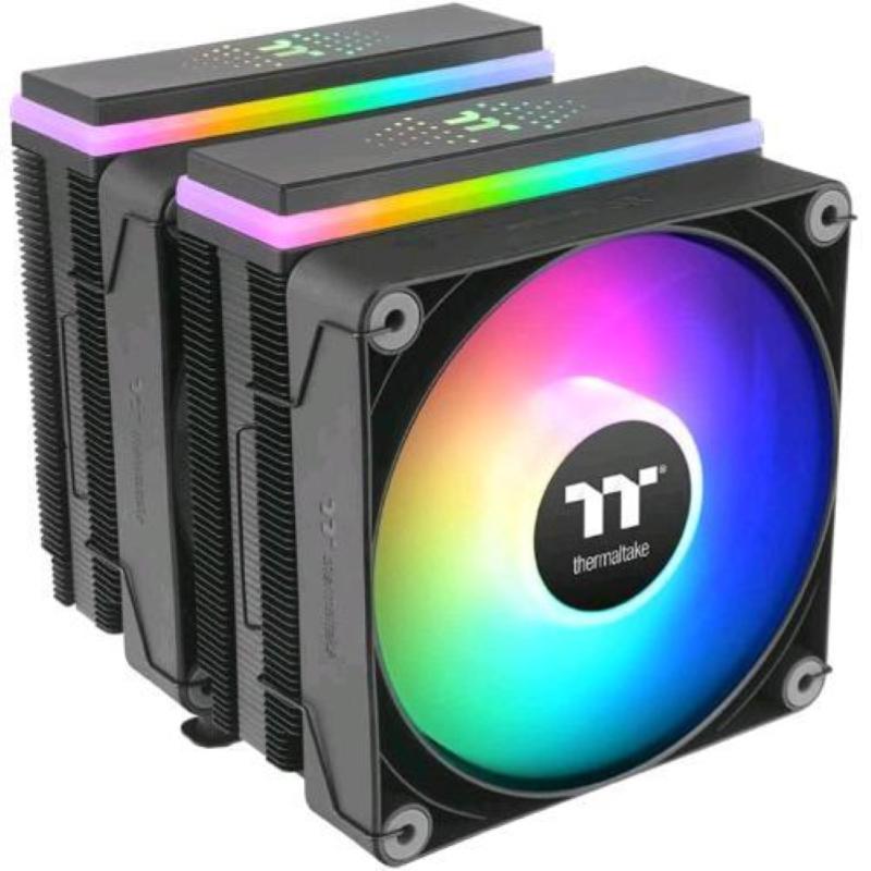 Image of Thermaltake astria 600 argb sync 2 cpu air cooler 12 cm 1800 rpm nero030