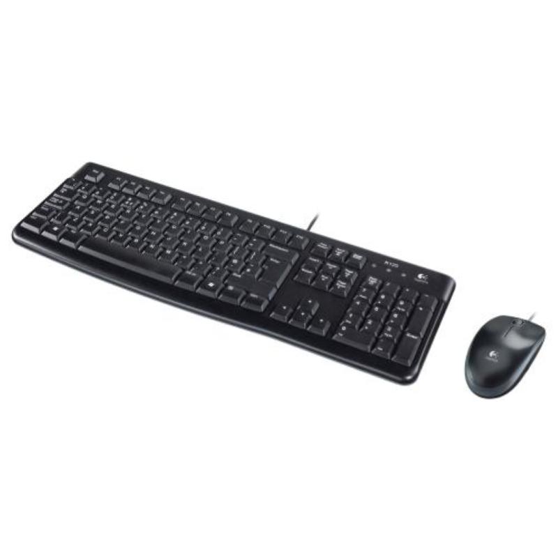 Logitech desktop mk120 - set mouse e tastiera - usb - usa internazionale