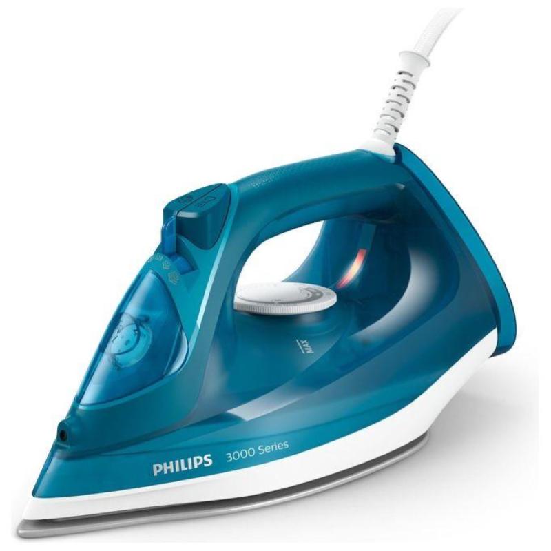 Philips dst3040-70 serie 3000 ferro da stiro a vapore 300 ml 2400 w 40 g-min colpo di vapore 200g