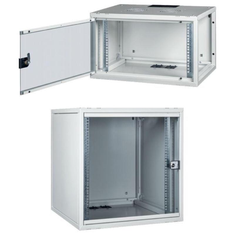 Image of Link armadio rack 19`` 12u profondita` 600mm da assemblare grigio disassemblato serie eavi030