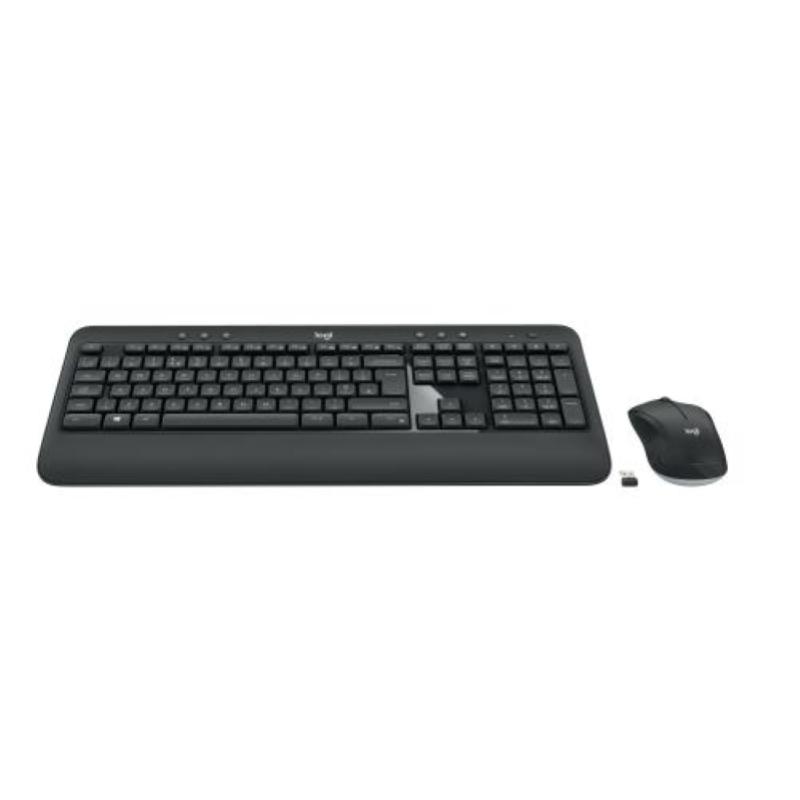 Logitech mk540 advanced - set mouse e tastiera - senza fili - 2.4 ghz - qwerty - spagnola