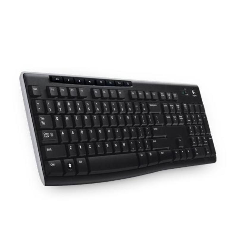 Logitech wireless keyboard k270 - tastiera - senza fili - 2.4 ghz - usa/europa