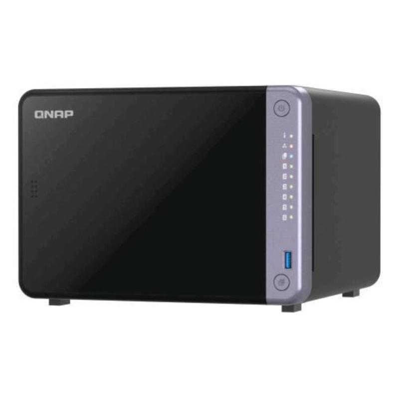 Image of Qnap ts-632x-4g nas 6 baie hdd & ssd alpine al524 2.2ghz 4gb ddr4 4gb lan 10000 server dhcp nero030