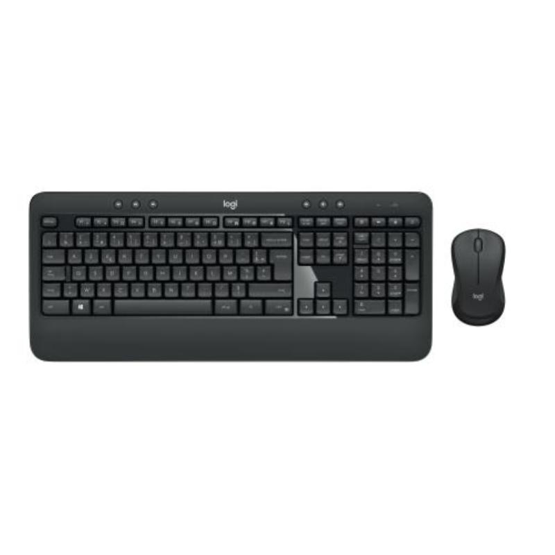 Logitech mk540 advanced - set mouse e tastiera - senza fili - 2.4 ghz - azerty - belga