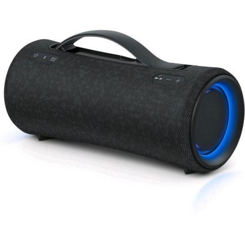 Image of Sony srs-xg300 mega bass speaker portatile blutooth wireless con suono potente e illuminazione incorporata resistente all`acqua durata della batteria di 25 ore e ricarica rapida nero030