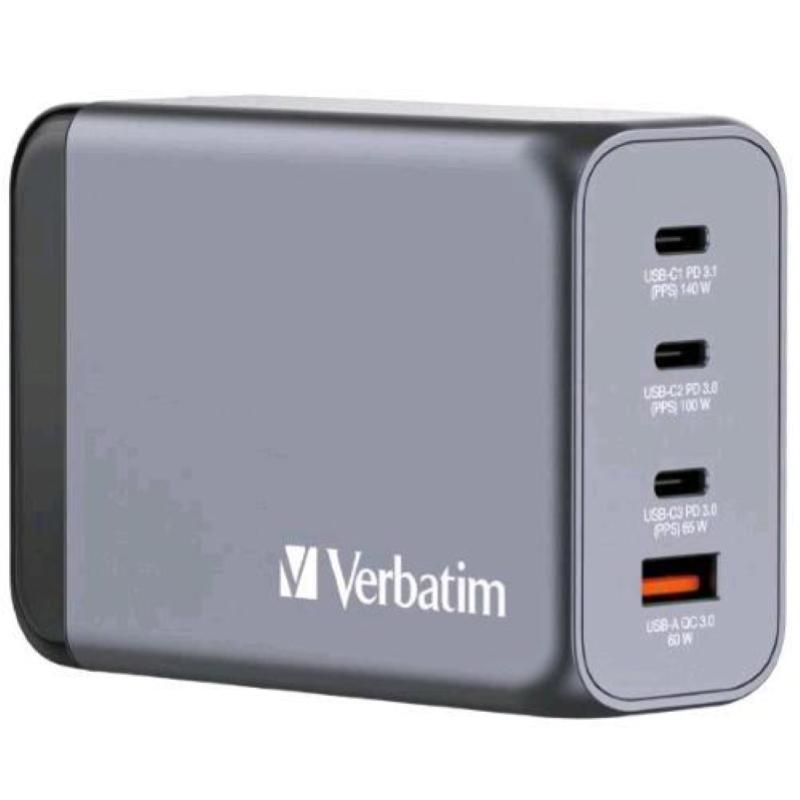 Verbatim gan charger 4 porte 240w