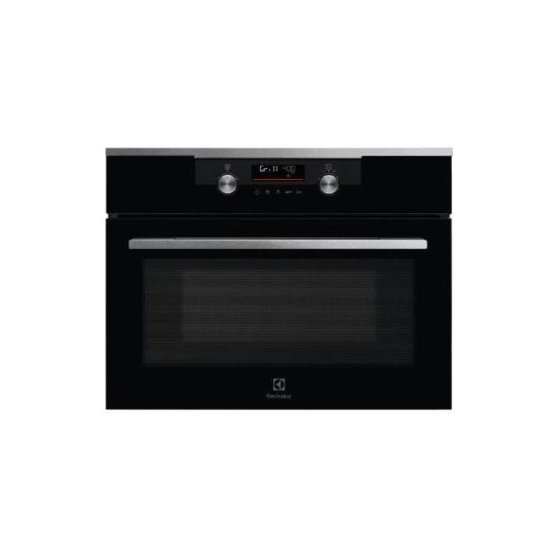 Image of Electrolux kvmde46x forno a microonde da incasso combinato con grill potenza 2100 watt capacita` 42 litri colore nero