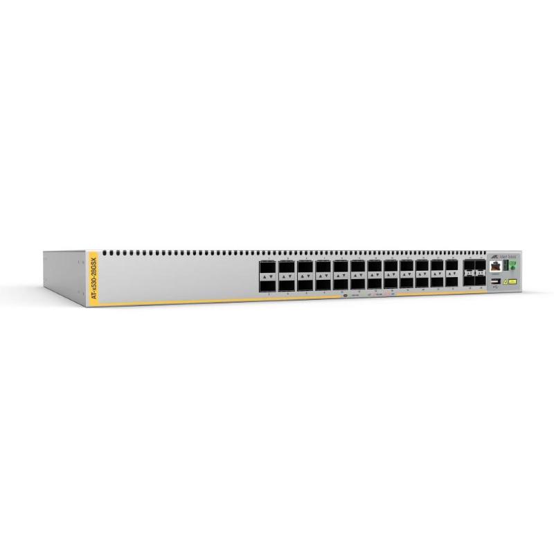 L3 stackable switch 24x sfp ports 4x sfp+ ports and dual fix