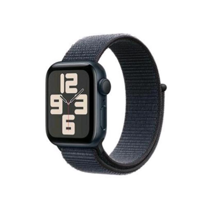 Image of Apple watch se gps 40mm cassa alluminio mezzanotte cinturino sport loop inchiostro030